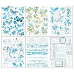 Color Swatch: Ocean - 6x8 Rub-On Transfer Set