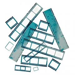 49 And Market - Color Swatch: Ocean Acetate Filmstrips