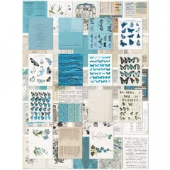 Color Swatch: Ocean 6x8 Collage Sheets