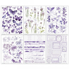 Color Swatch: Lavender - 6x8 Rub-On Transfer Set