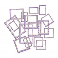 49 and Market - Color Swatch: Lavender Frame Set