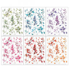 Spectrum Gardenia Leaves 6x8 Rub-On Transfer Set