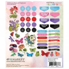 Chipboard Set - Spectrum Gardenia