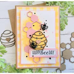 Scrapaholics Laser Cut Chipboard - Beehives & Bees