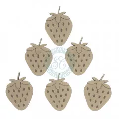 Scrapaholics Laser Cut Chipboard - Strawberry Style No. 2