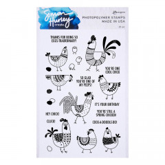 Simon Hurley Clear Stamps - Spring Chicken