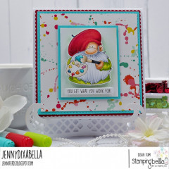 Stamping Bella Cling Stamps - Gnome Artist