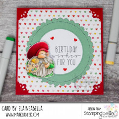 Stamping Bella Cling Stamps - Gnome Artist