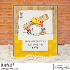 Stamping Bella Cling Stamps - Gnome Carpenter