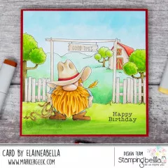 Stamping Bella Cling Stamps - Gnome Cowboy