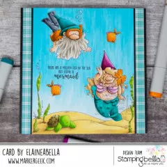 Stamping Bella Cling Stamps - Gnome Diver