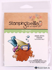 Stamping Bella Cling Stamps - Gnome Diver