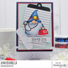 Stamping Bella Cling Stamps - Gnome Doctor