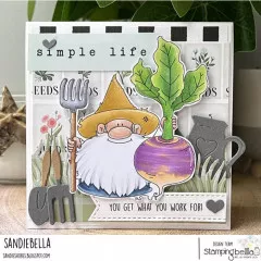 Stamping Bella Cling Stamps - Gnome Farmer