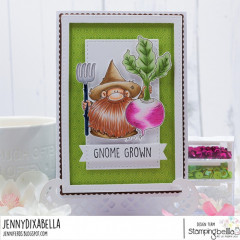 Stamping Bella Cling Stamps - Gnome Farmer