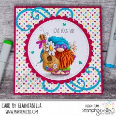 Stamping Bella Cling Stamps - Gnome Hippie