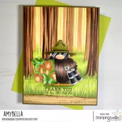 Stamping Bella Cling Stamps - Gnome Park Ranger