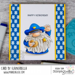 Stamping Bella Cling Stamps - Gnome Police Officer