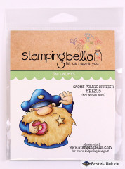 Stamping Bella Cling Stamps - Gnome Police Officer