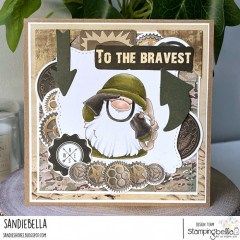 Stamping Bella Cling Stamps - Gnome Soldier