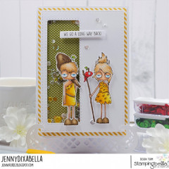 Stamping Bella Cling Stamps - Oddball Cave Couple