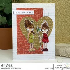 Stamping Bella Cling Stamps - Oddball Cave Couple