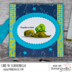 Stamping Bella Cling Stamps - Oddball Dino Trio