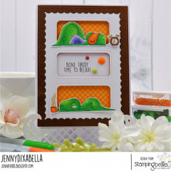 Stamping Bella Cling Stamps - Oddball Dino Trio