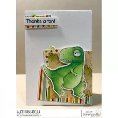 Stamping Bella Cling Stamps - Oddball Solo Dino