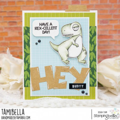 Stamping Bella Cling Stamps - Oddball Solo Dino