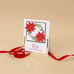 Tonic Studios Clear Stamps and Stencil Set - Christmas Cheer