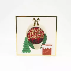 Tonic Studios Clear Stamps and Stencil Set - Christmas Cheer