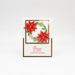 Tonic Studios Clear Stamps and Stencil Set - Christmas Cheer