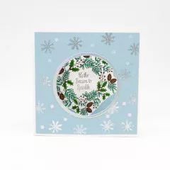 Tonic Studios Clear Stamps and Stencil Set - Christmas Cheer