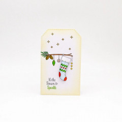 Tonic Studios Clear Stamps and Stencil Set - Christmas Cheer