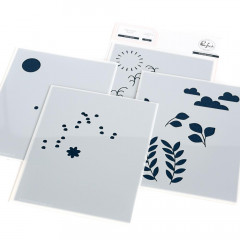 Pinkfresh Studio Stencils - Summer Blooms