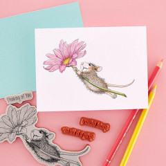 Spellbinders Cling Stamps - House Mouse - Daisy Mouse