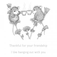 Spellbinders Cling Stamps - House Mouse - Tea For Two