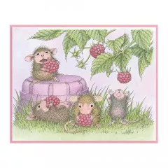 Spellbinders Cling Stamps - House Mouse - Berry Good