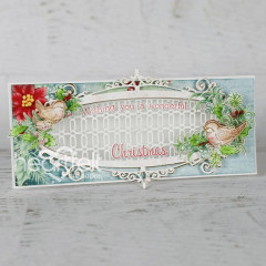 Cut and Emboss Die - Christmas Holly Accents