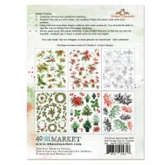 Christmas Spectacular 2023 - 6x8 Rub-On Transfer - Foliage