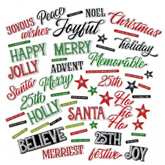 Chipboard Word Set - Christmas Spectacular 2023