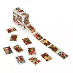 49 And Market - Postage Stamp Washi Tape - Christmas Spectacular 2023 - Postage Washi Santa