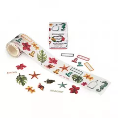 49 And Market Washi Tape Stickers - Vintage Artistry - Sunburst