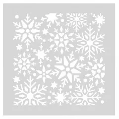 Crafters Companion- Stencil Set - Graceful Snowflakes