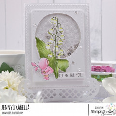 Stamping Bella Cling Stamps - Bundle Girl With Lily Of The Valley