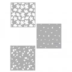 Simon Hurley 6x6 Stencil Set - Pretty Petals