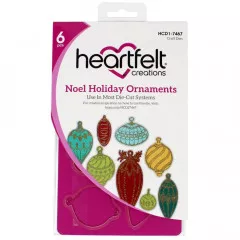 Cut and Emboss Die - Noel Holiday Ornaments