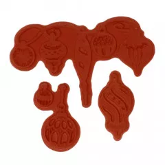 Cling Stamps - Sparkling Holiday Ornaments