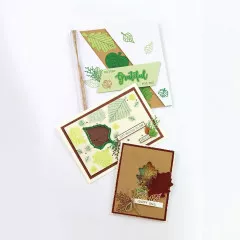 Clear Stamps - Golden Falling Leaves